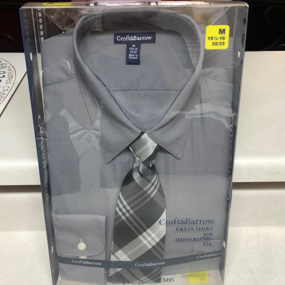 Dress Shirt 👔 with HandCrafted Tie